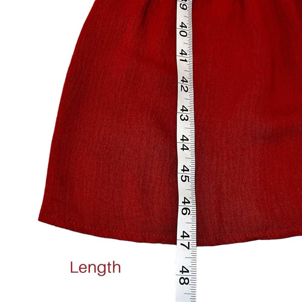 Baltic Born Felicity Midi/Maxi Dress with Smocked Top in Rust - Picture 12 of 16